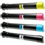 Xerox Phaser 7500 Muadil Toner Set - 0,35 - 1,10 kg - Black