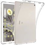 XFashion Google Pixel Tablet, Güçlendirilmiş Köşeler Şeffaf Tablet Kılıfı (Yurt Dışından) - Renkli