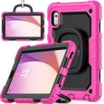 XFashion Lenovo Tab M9 / Lenovo K9 Kickstand Case Pc+Silikon Tablet Kapak Kayış (Yurt Dışından) - Gül