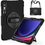 XFashion Samsung Galaxy Tab S9 + Case Pc + Silikon Tablet Kickstand Kapak Kayışla (Yurt Dışından)