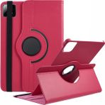 XFashion Xiaomi Pad 6s Pro 12.4 Döner Stand Pu Deri + Pc Tablet Kapağı (Yurt Dışından) - Gül