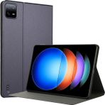 XFashion Xiaomi Pad 6s Pro 12.4 Tablet Kılıfı Anti-Drop Pu Deri Kapak Çevirin (Yurt Dışından) - Mavi