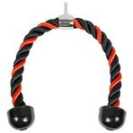 Xfitness Triceps Halatı Kırmızı Siyah