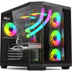 XGAMING V950 Black 7 X ARGB Fan 750W 80+Bronze Gaming Case (426*285*380mm)