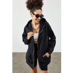 Xhan 2KXK8-45544-02 Siyah Erkek Sweatshirt