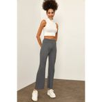 Xhan 2YXK8-46118-03 Kadın Gri Fitilli Eşofman Altı