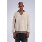 Xhan 3YXE2-47567-25 Bej Polo Yaka Peluş Erkek Kazak