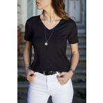 Xhan 9KXK2-40589-02 Siyah V Yaka Fitilli Kadın Bluz