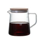 Xhang 500 ml Cam Sürahi Isıya Dayanıklı Cam Sürahi Kapaklı Ev Çaydanlık Cam Kahve Sürahi Kahve Sıcak Çay | Kahve Tencere (Yurt Dışından)
