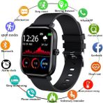 Xhang Akıllı Izle Bileklik Erkekler Kadınlar Spor Saati Kalp Hızı Monitörü Akıllı Saatler 1.5 Inç (Yurt Dışından) - Siyah