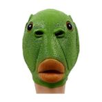 Xhang Cadılar Bayramı Kostüm Balık Başlığı Parti Maskesi Yeşil Yetişkin Hayvan Cosplay Prop Lateks Maskeleri (Yeşil) (Yurt Dışından)