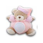 Xhang Kawaii Teddy Bear Müzikal Işık Peluş Bebekler Pat Lamba Uyku Konfor LED Gece Lambası Yatıştırıcı Ayı Oyuncaklar (Yurt Dışından) - Pembe