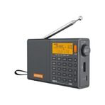 XHDATA D- Taşınabilir Dijital Radyo FM stereo/SW/MW/LW SSB RDS Hava Bandı LCD Ekranlı 808
