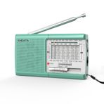 XHDATA D219 Radyolar Taşınabilir Am Fm Güçlü Alıcı Kompakt Tasarım, Küçük Pille Çalışan Transistör Radyo (AA) Şeffaf Ses Hoparlör Kulaklık Jakı Yaşlılar, Aile için İdeal Hediyeler
