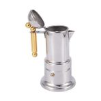 Xhltd 1 Takım 200 ml 4 Bardak Paslanmaz Çelik Cezve Moka Kahve Makinesi | Elektrikli Kahve Öğütücüleri (Yurt Dışından)