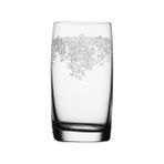Xhltd 366 ml Yaratıcı Oyma Çiçekler Kristal Cam Bardak Tumbler Cam Viski Çay Suyu Gözlük Şarap Bardak Bar Hotel Party Düğün Drinkware | Gravür (Yurt Dışından) - Şeffaf