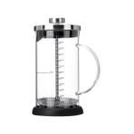 Xhltd Kahve / Çay Brewer Pot Maker Su Isıtıcısı Isıya Dayanıklı Paslanmaz Çelik Cam Piston Cezve Ölçekli 600ML | Kahve Tencereler (Yurt Dışından)