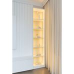 xhomedekor XHOME DEKOR 200x40x25 vitrin tv ünitesi yanı gümüşlük