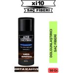 XI10 50 Gr. Orta Kahve (Med Brown) Hair Fiber Saç Tozu Topik - Topaklanma Yapmaz