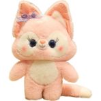 Xiangshan 30 cm Sevimli Küçük Tilki Bebek Pembe Tilki Elbise Peluş Oyuncak Doğum Günü Hediyesi (Yurt Dışından) - 1