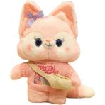 Xiangshan 30 cm Sevimli Küçük Tilki Bebek Pembe Tilki Elbise Peluş Oyuncak Doğum Günü Hediyesi (Yurt Dışından) - 2