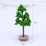 Xiaoba2 Stil 8 3 Adet Minyatür Ağaç Model Ağaçlar, Tren, Demiryolu Düzeni, Diorama, Manzara, Plastik Ölçek, Sahne Yapımı, Manzara Dekoru, 1 Adet, 3 Adet (Yurt Dışından)