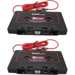Xiaofeng 2x Araç Ses Kasetinden Aux Adaptörüne, Kaset Adaptör Tak ve Çalıştır ile 3.5mm Evrensel Ses Kablosu Yardımcı Arama Mikrofonu (Yurt Dışından)