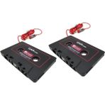 Xiaofeng Kalite-Yüksek 1 Çift Yeni Ses Aux Araç Kaset Teyp Adaptörü Dönüştürücü 3.5 mm iPhone Ipod Mp3 ile Uyumlu Android Dayanıklı (Yurt Dışından)