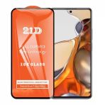 Xiaomi 11T Pro Ekran Koruyucu Kırılmaz Cam 21D