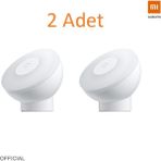Xiaomi 2 Adet Xiaomi Mijia Smart Home Hareket Sensörlü Gece Lambası 2 - Fotoselli - Beyaz
