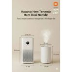 Xiaomi Az Yer Kaplayan Akıllı Hava Temizleme Cihazı Lazer Sensörlü Otomatik Mod Sigara Dumanı ve Yemek Kokusu Giderici - Beyaz