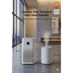 Xiaomi Çift Sensörlü Profesyonel Hava Temizleme Cihazı 60M² Geniş Alan Polen ve Toz Engelleyici Pm2.5 ve PM10 Göstergeli + Hava Nemlendirici - Beyaz