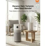 Xiaomi Geniş Salon Tipi Akıllı Hava Temizleyici Plazma Iyonizer ve Uv-C Korumalı Koku Duman Alerjen Giderici Sessiz + Hava Nemlendirici - Beyaz