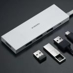 Xiaomi Hub Type C 5'İ 1 Arada Hub, 5 Tip (3 Usb Bağlantı Noktası, 1 C Tipi Bağlantı Noktası Ve Bir Hdmı Bağlantısı), Windows, Andorid, Macos Ve Linux...