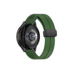 Xiaomi Imilab KW66 Uyumlu 22 mm Silikon Magnet Kordon(Güçlü Mıknatıs) Yeşil