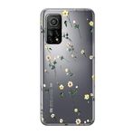 Xiaomi Mi 10t Çiçekli Şeffaf Telefon Kılıfı