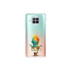 Xiaomi Mi 10T Lite ile uyumlu Splash ahtapot tasarımlı şeffaf silikon kılıf