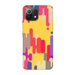 Xiaomi Mi 11 Lite Pop Art Sarı Telefon Kılıfı