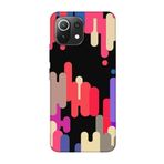 Xiaomi Mi 11 Lite Pop Art Siyah Telefon Kılıfı