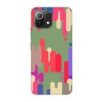 Xiaomi Mi 11 Lite Pop Art Yeşil Telefon Kılıfı