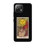Xiaomi Mi 11 Lite The Sun Tarot Siyah Telefon Kılıfı