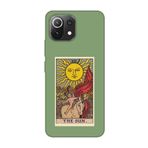 Xiaomi Mi 11 Lite The Sun Tarot Yeşil Telefon Kılıfı