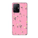 Xiaomi Mi 11t Çiçekli Pembe Telefon Kılıfı