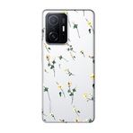 Xiaomi Mi 11t Pro Çiçekli Şeffaf Telefon Kılıfı, cssst823590562