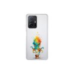 Xiaomi Mi 11T Pro ile uyumlu Splash ahtapot tasarımlı şeffaf silikon kılıf