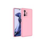 Xiaomi Mi 11t Pro Uyumlu Kılıf Kamera Korumalı Lansman Kadife Iç Yüzeyli Silikon Kapak