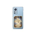 Xiaomi Mi 12 ile Uyumlu Burç Kartları Başak Tasarımlı Şeffaf Silikon Kılıf