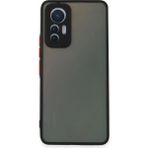 Xiaomi Mi 12 Lite Kılıf Montreal Silikon Kapak - Siyah - Renkli