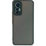Xiaomi Mi 12 Lite Kılıf Montreal Silikon Kapak - Yeşil - Renkli