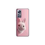 Xiaomi Mi 12 Uyumlu Şeffaf Kılıf 5 Peluş Tavşan Tasarımlı
